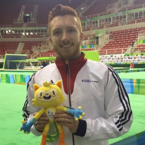 Nathan Bailey Trampoline Rio Olympic Test Event Team GB 2016